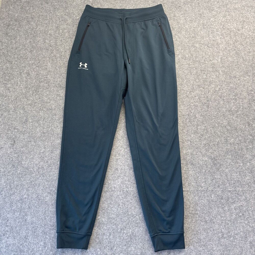 Under Armour Men’s M Blue Jogger Pants Drawstring Elastic Waist Pockets